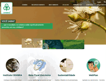 Tablet Screenshot of cenibra.com.br